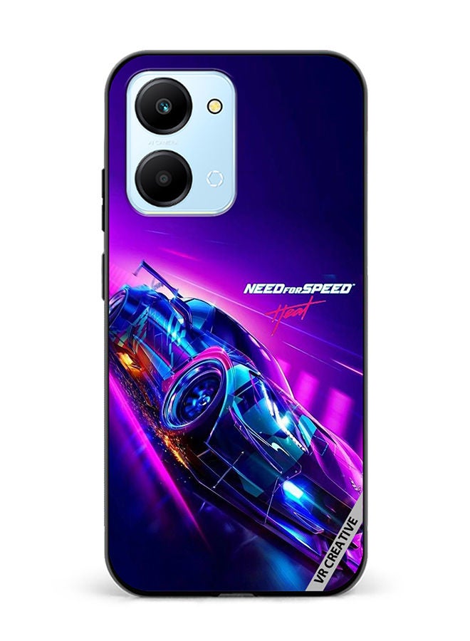 VR CREATIVE Protective Case Cover For Honor Play7T Need For Speed Design Multicolour - Image 1