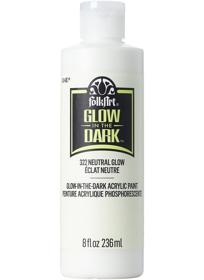 FolkArt - Glow In The Dark Paint 8 Oz Neutral 8 Fl Oz - Image 1