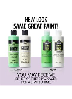 FolkArt Glow In The Dark Paint 8 Oz Neutral 8 Fl Oz  - Image 2