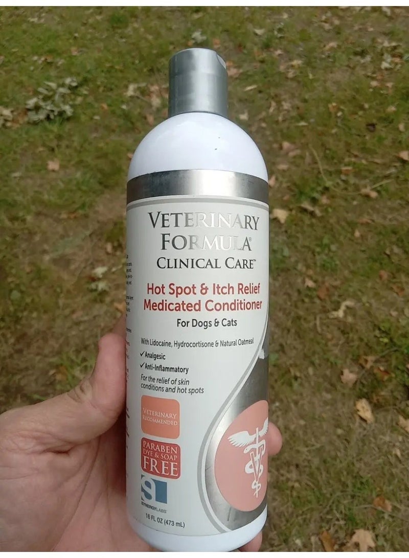 SynergyLabs Synergy Labs VFCC Hot Spot & Itch Relief Medicated Conditioner 473ml (16oz) - Image 3
