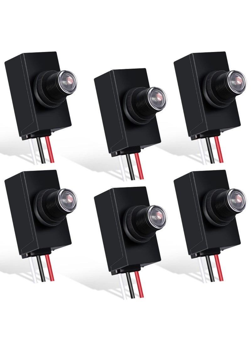 Excefore Dusk to Dawn Sensor for Outdoor Lighting 120-277V Photoelectric Switch Photocell Light Sensor Hardwired Post Eye Light Control Most Outdoor Lamp Fixtures Bulbs - Image 1