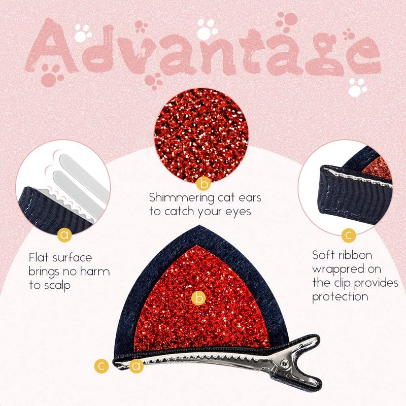 Dreamlover Hair Clips for Girls, Cute Hair Accessories for Kids, 16 Pieces - Image 3