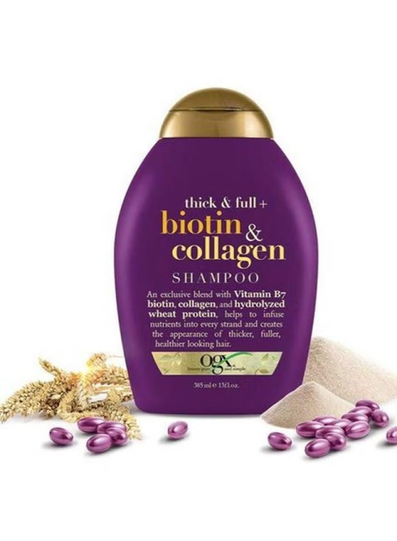 Ogx Thick & Full Biotin & Collagen Hair Shampoo 385ml - Image 3