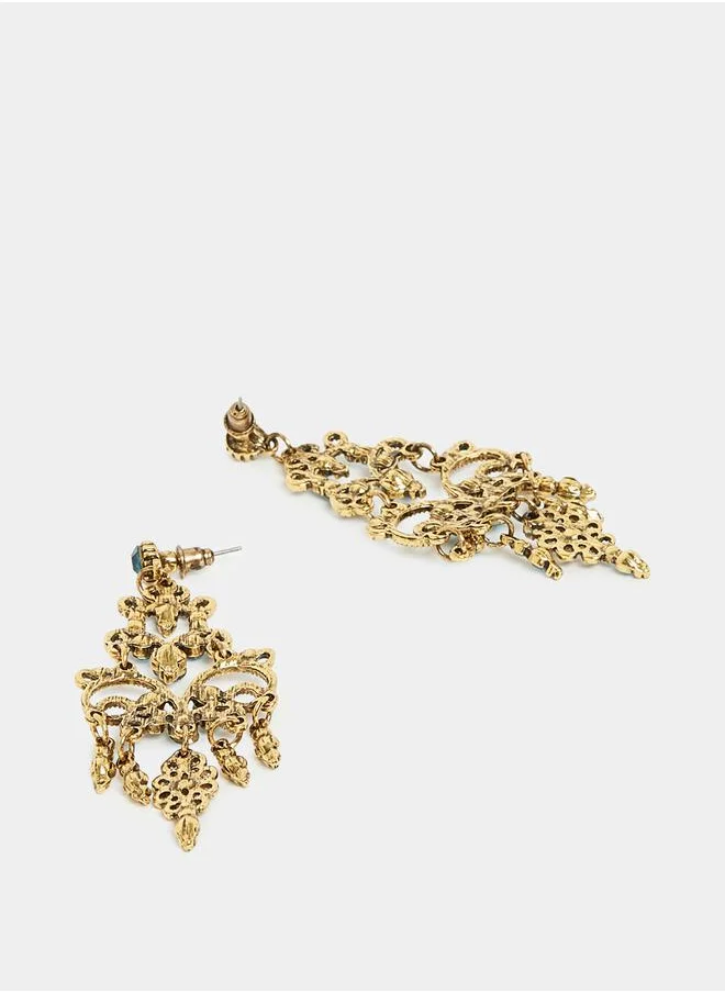 Styli Boho Style Embellished Earrings