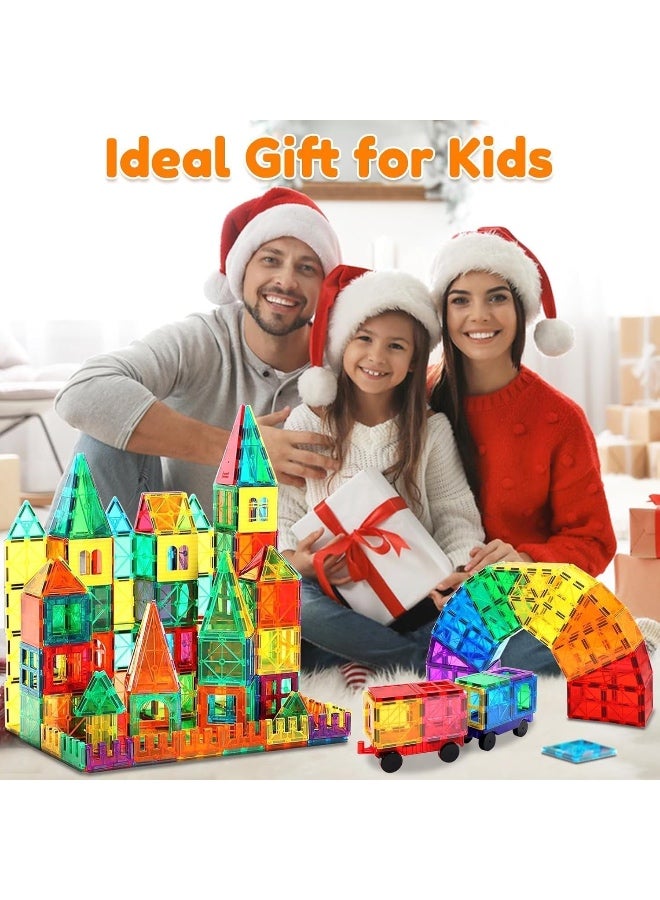 PLAYZO Magnetic Tiles for kids, 100 pcs 3D Building Blocks Constructional Set, Tiles Magnet for Girls Boys Sensory Magnetic Blocks Building Toys for Kids Preschool Learning Montessori Toy for 3 Year Old Toddler Age 3 to 8 - Image 2