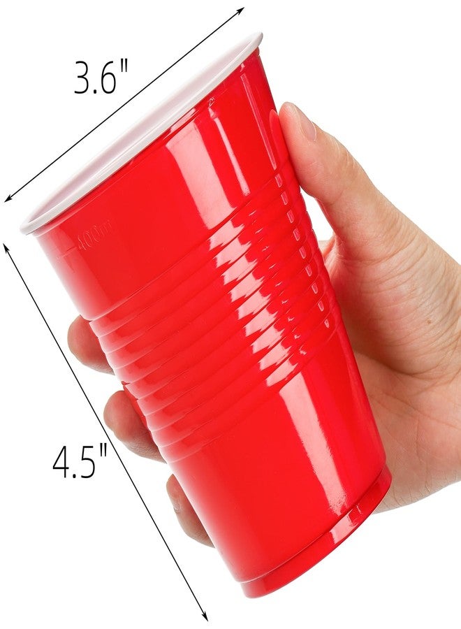 Goaste 240 Pack Plastic Party Cups, 16OZ Disposable Beverage Drinking Cups, Colorful Water Tumbler Cups for Birthday Party Bachelorette Camping Indoor Outdoor Events, Assorted Colors - Image 2