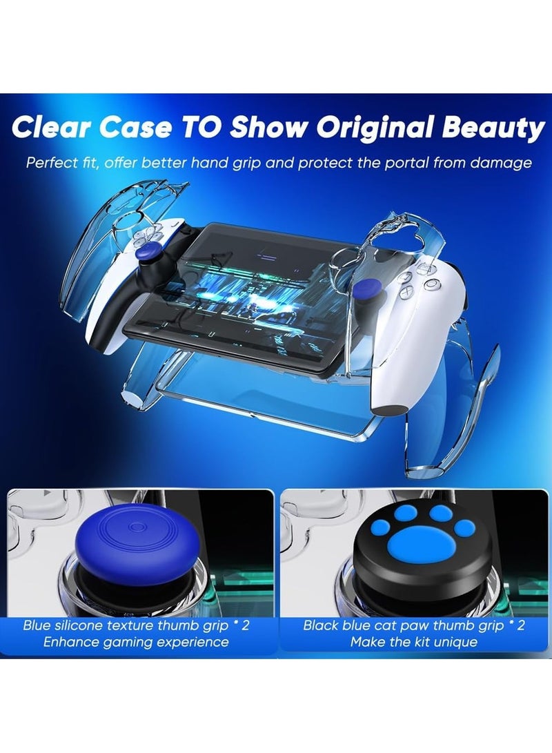 PS5 Portal 12-in-1 Accessory Bundle, Hard Case, Clear Protective Case, 2 Screen Protectors, 4 Thumb Grips, Carbon Black - Image 5