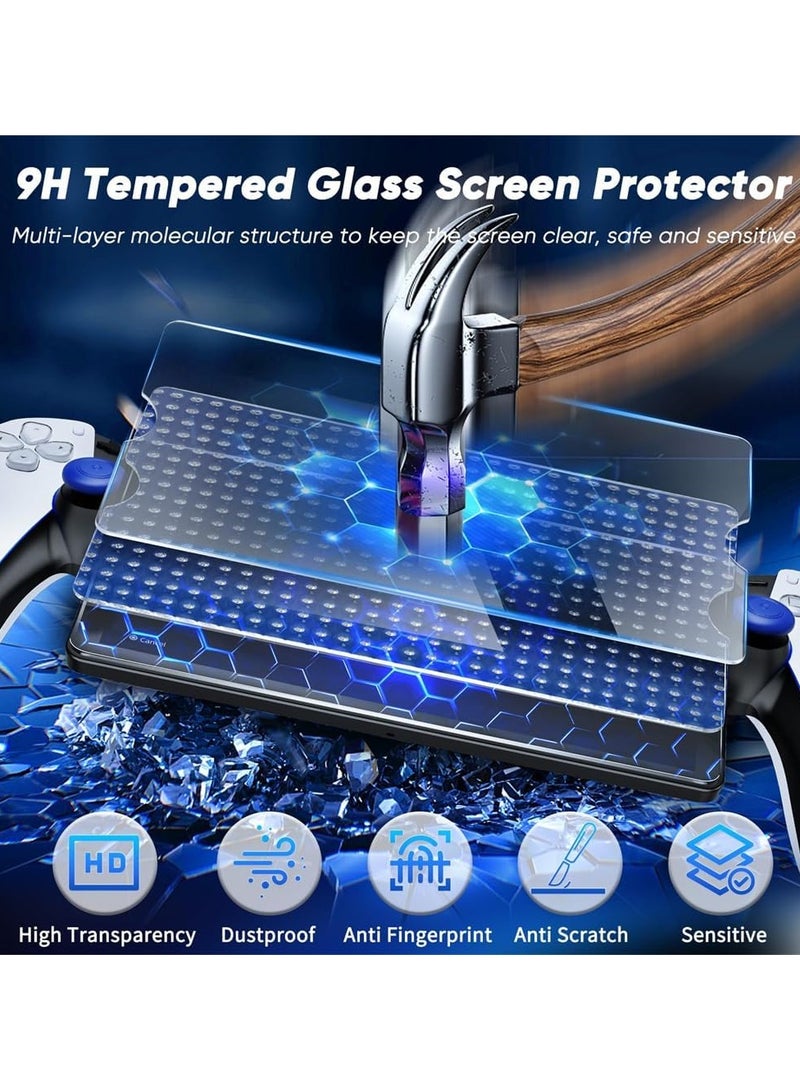 PS5 Portal 12-in-1 Accessory Bundle, Hard Case, Clear Protective Case, 2 Screen Protectors, 4 Thumb Grips, Carbon Black - Image 4