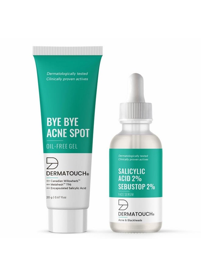 DERMATOUCH Acne Soothing Kit | For Acne & Acne Spots Reduction | For Blackheads Reduction | Specially For Acne Prone & Oily Skin | For Both Men & Women 