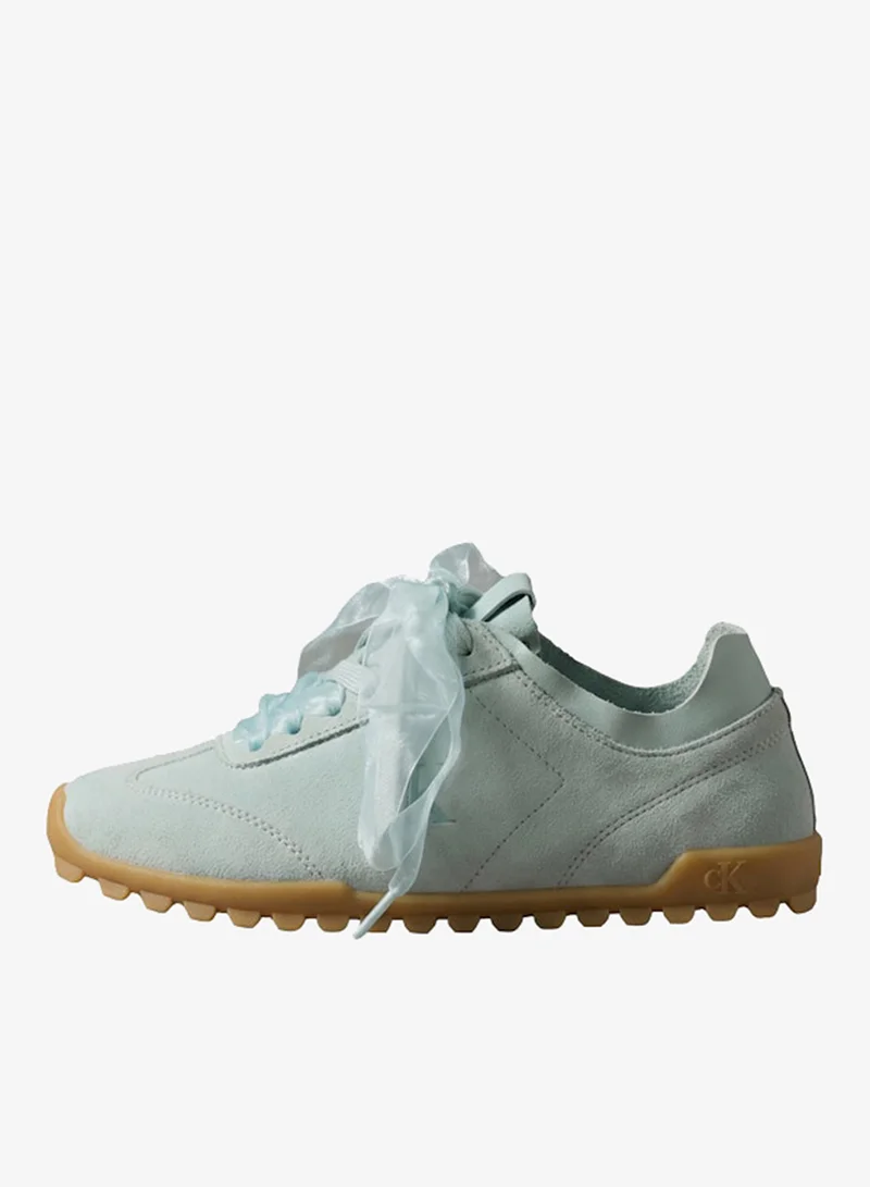 Calvin Klein Ribbon Lace Suede Trainers