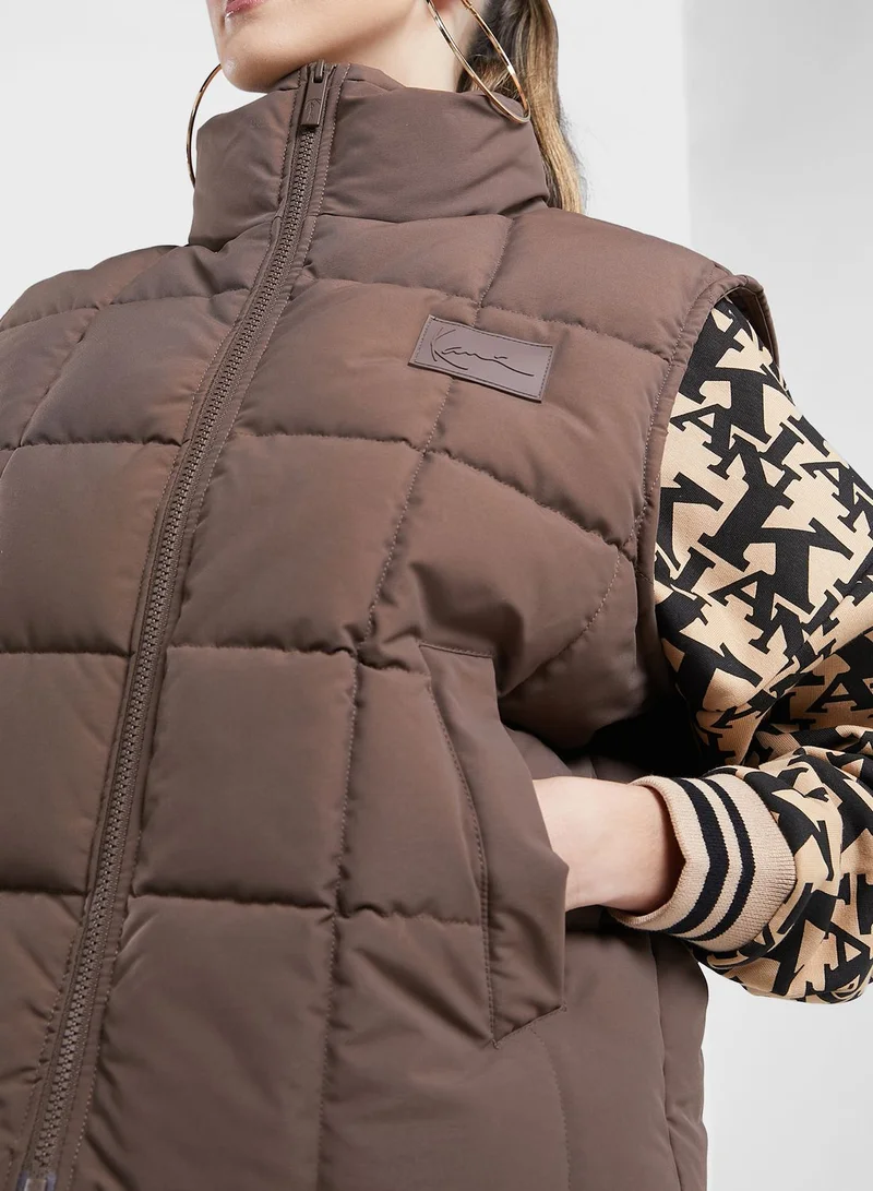 Karl Kani Small Signature Quilted Vest Jacket