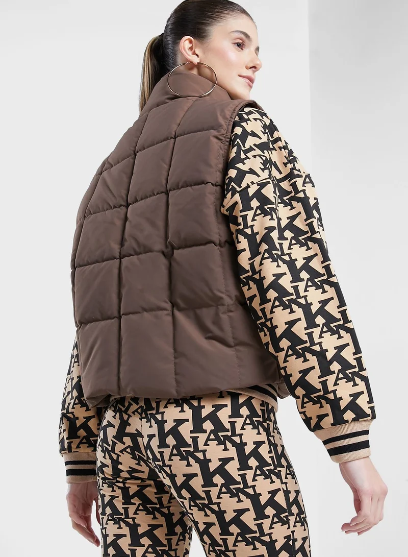 Karl Kani Small Signature Quilted Vest Jacket