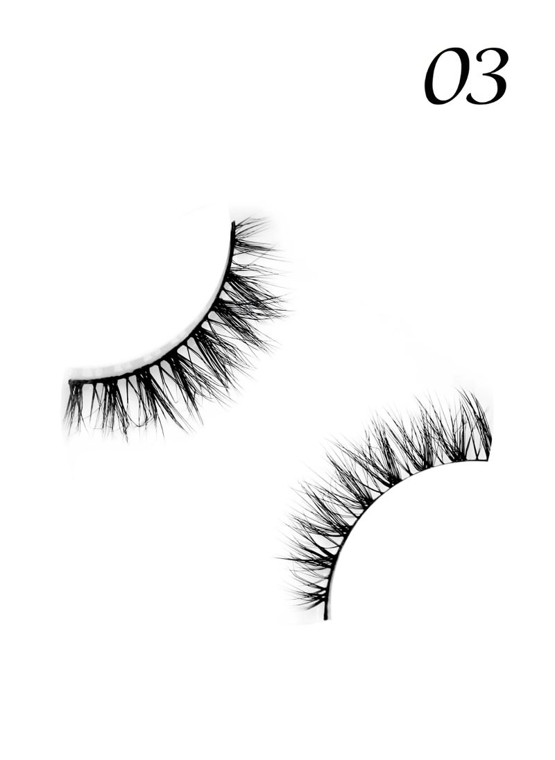 FAMINA21 Famina21 Supreme Eyelashes - 20 Models, Natural and Lightweight, Reusable False Eyelashes (FM03)  - Image 2