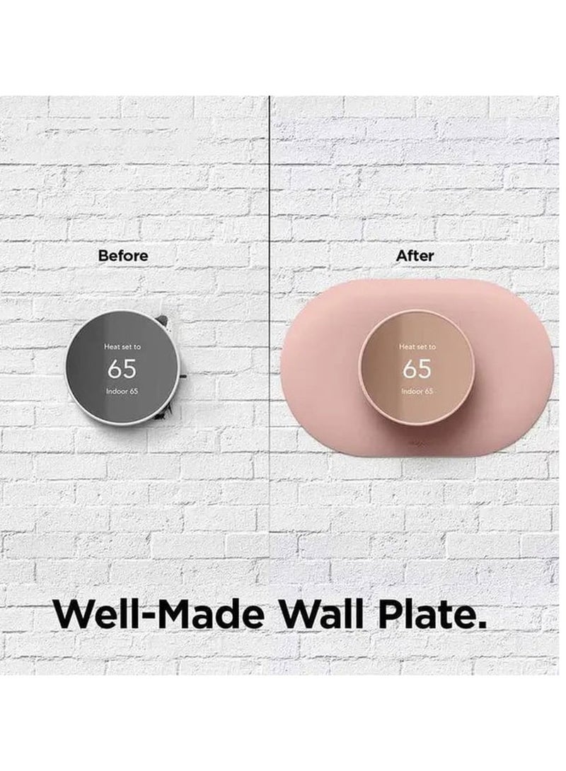 Elago Wall Plate Cover Plus for Nest Thermostats 2020 - Sand Pink - Image 4
