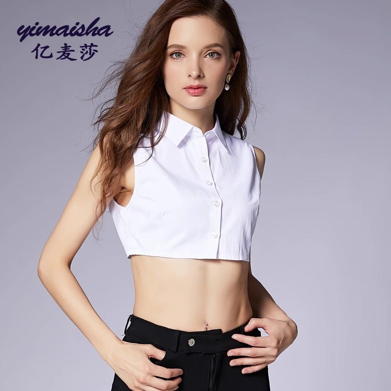 Plaid Fake Collar Pointed Collar Casual Korean Style Collar Unisex Sweater Base Fake Collar - Image 1
