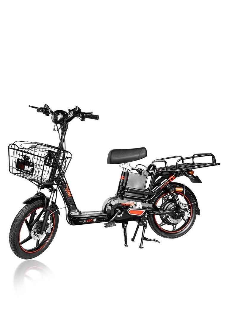 Crony دراجة كهربائية مقاس 18 بوصة لتوصيل الوجبات السريعة