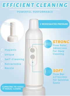 ibsun Portable Bidet High Pressure Rechargeable Travel Bidet,550ML Handheld Shattaf for Travel  - Image 4