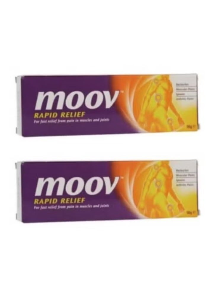 Moov Pack Of 2 Instant Joint Pain Reliever Cream 50g