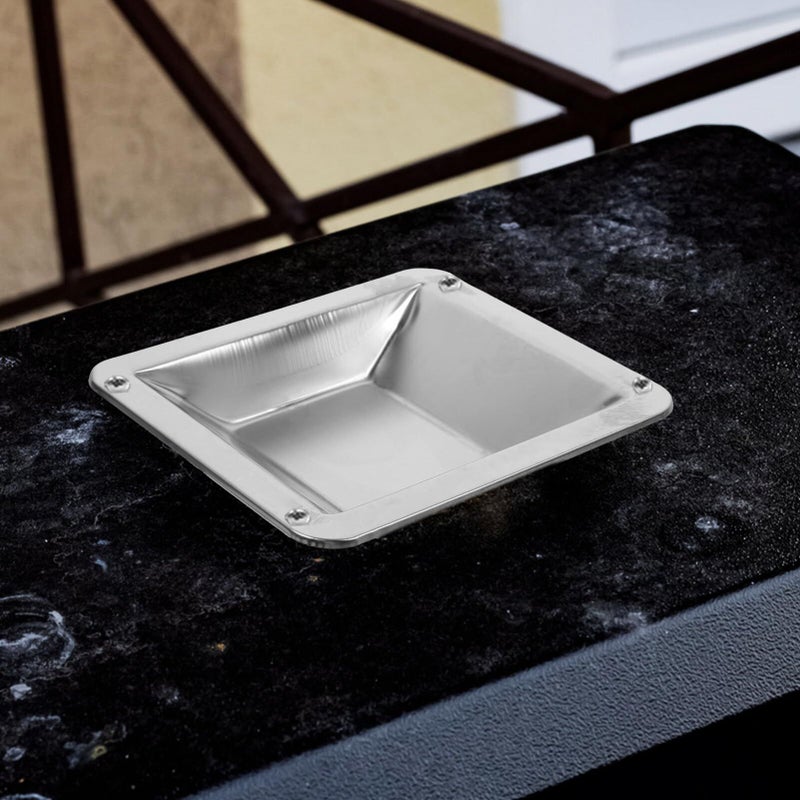 Stainless Steel Outdoor Ashtray With Signage High Reliability Waste Bin - Image 5