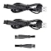 Smays Charging Cable Replacement for Hatteker Shaver Electric Micro Touch Solo Trimmer Razor Pitbull Skull Shaver USB Charger Cord with Brush 2Pack - Image 2