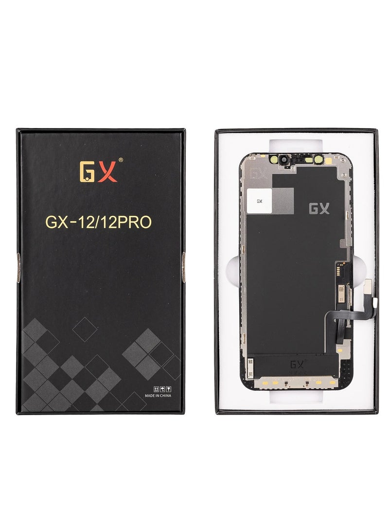 GX High-quality Full replacement inner screen compatible with iPhone 12/12PRO 120HZ (FHD+) - Brand GX - Image 5
