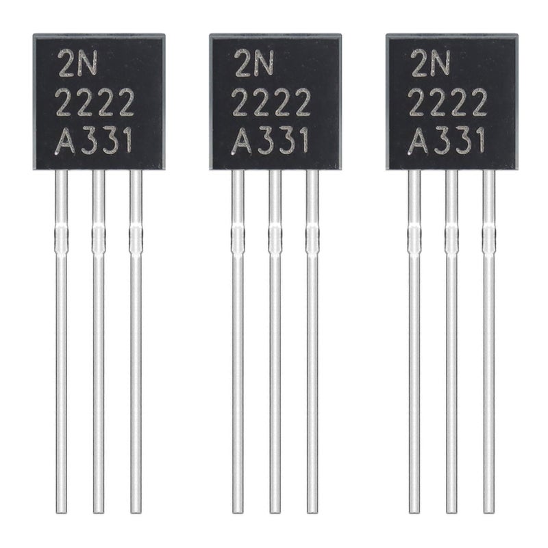 ALLECIN 2N2222 2N2222A Amplifier Transistors NPN Silicon Transistor TO-92 60V 800mA (Pack of 200pcs) - Image 1