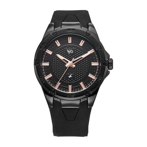 Fastrack Vyb Challenger Quartz Analog Black Dial Watch for Men - Image 1