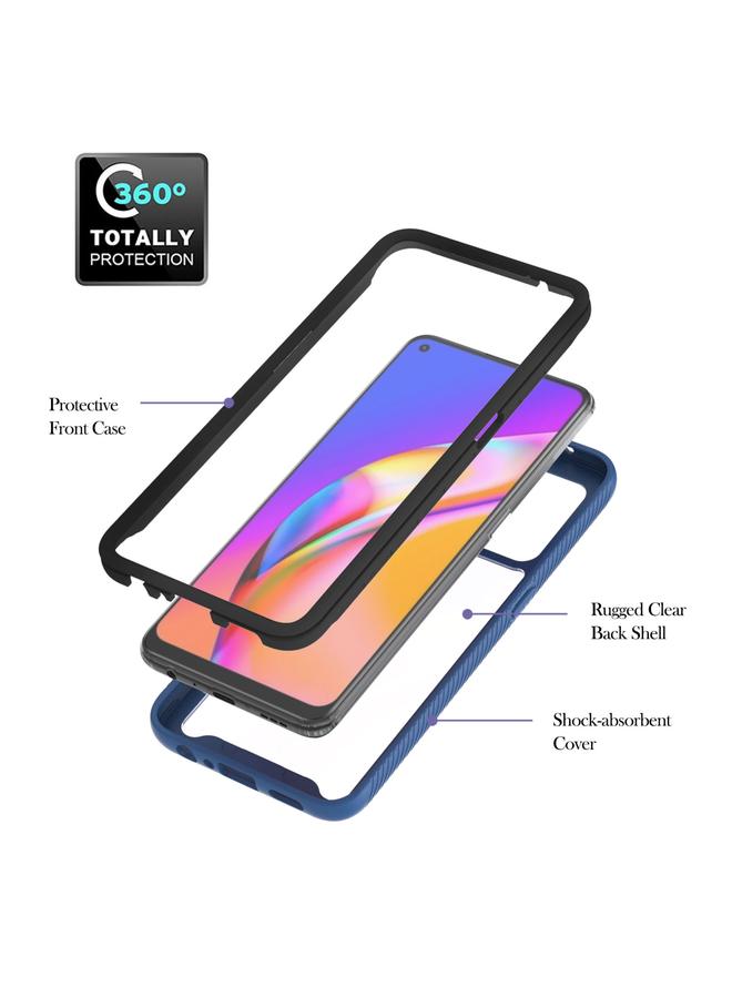 S-TOP Case For OPPO A94 4G / Reno5 Lite Starry Sky Solid Color Series Shockproof PC + TPU Protective Case with Ring Holder & Magnetic Function - Image 3