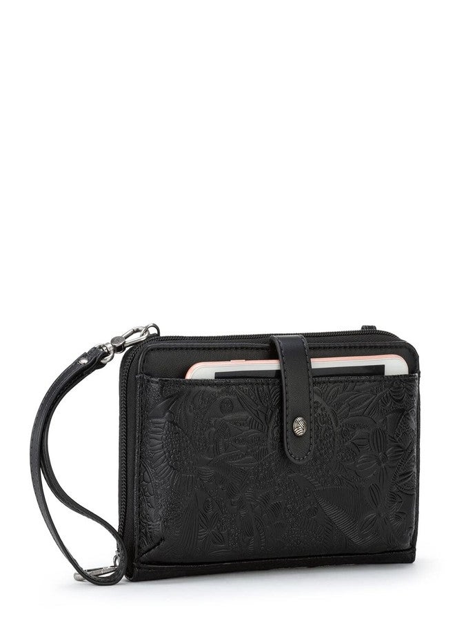 Sakroots womens Arcadia Recycled Large Smartphone Crossbody, Black, One Size US - Image 2
