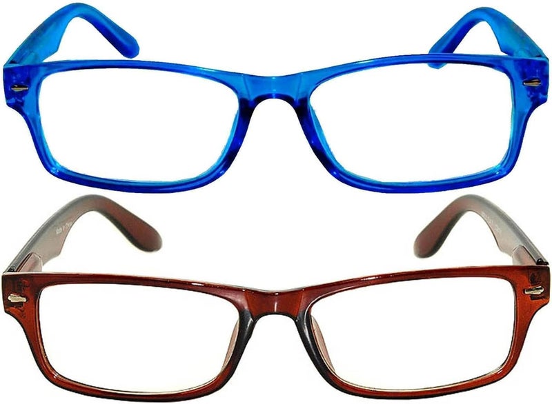 OWL Retro Fashion Style Narrow Rectangular Frame Clear Lens Eyeglasses - Image 2