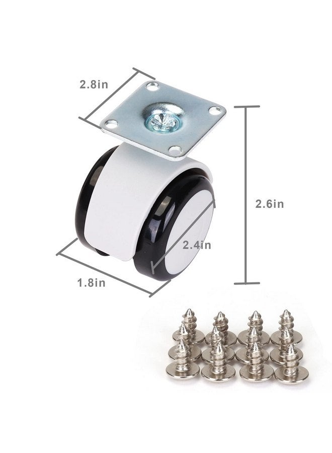 Aiicioo Aiicioo Reptile Caster Wheels Set for Glass Terrarium- 4 Set of Reptile Tank Stand for Gecko Terrarium Lizard Tank Aquarium  - Image 2