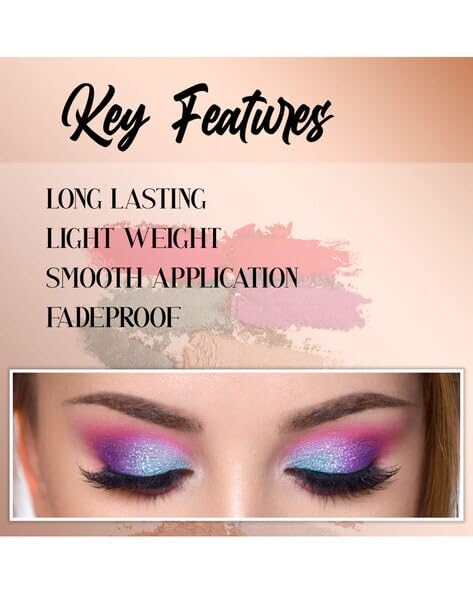 Highly Pigmented 25 Colors Eyeshadow PaletteLong Wearing Easily Blendable Eye Makeup KitShimmery And Metallic FinishProfessional Beauty Makeup Palette 01 - Image 2