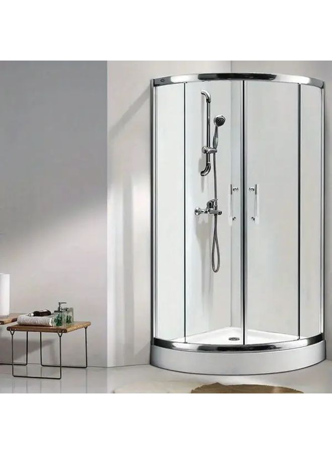 2pcs Chrome Shower Door Handles 14 5cm Hole To Hole Modern Durable Hardware - Image 4