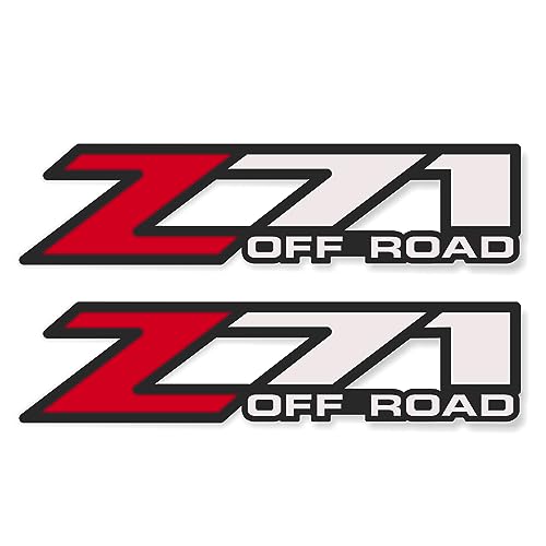 GOLD HOOK Z71 Off Road Decals Stickers fit Chevy Silverado - F (2001-2006) Bed Side 1500 2500 HD Premium Series (Metallic Finish) - Image 1