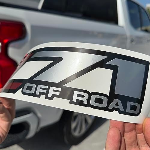 GOLD HOOK Z71 Off Road Decals Stickers fit Chevy Silverado - F (2001-2006) Bed Side 1500 2500 HD Premium Series (Metallic Finish) - Image 5