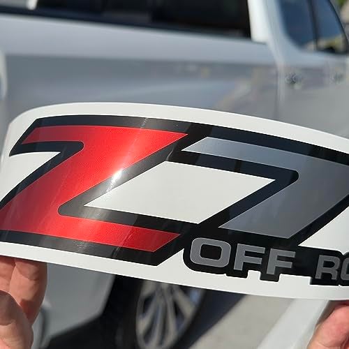 GOLD HOOK Z71 Off Road Decals Stickers fit Chevy Silverado - F (2001-2006) Bed Side 1500 2500 HD Premium Series (Metallic Finish) - Image 4