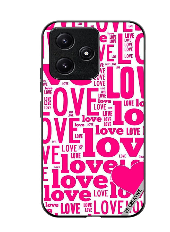 VR CREATIVE Protective Case Cover For Xiaomi Poco M6 Pro 5G Love Magazine Design Multicolour - Image 1