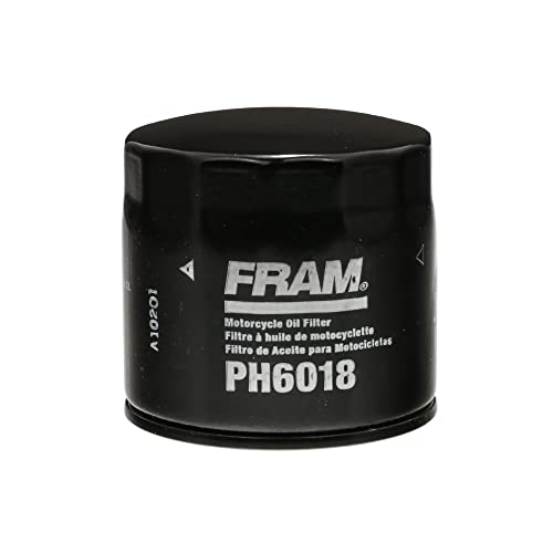 FRAM Extra Guard PH6018 10K Mile Change Motorcycle Replacement Interval Spin-On Engine Oil Filter for Select Model Years, Vehicle Engine Protection Oil Filter for Everyday Drivers - Image 2