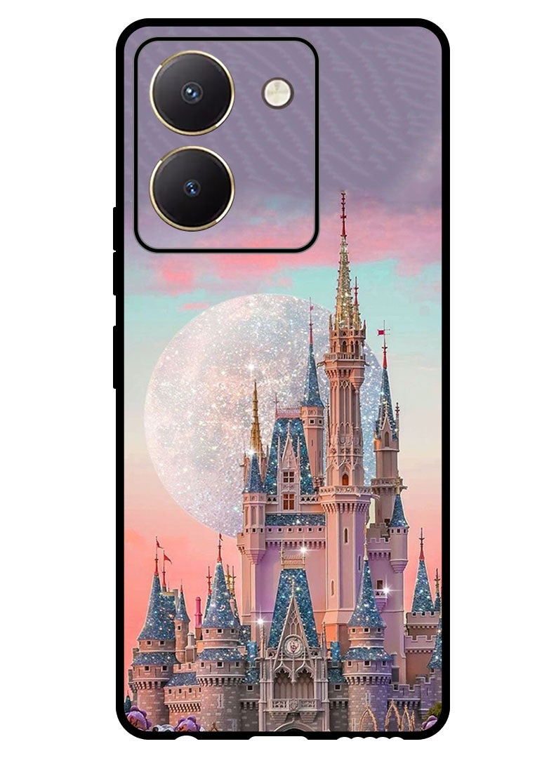 Theodor Protective Case Anti Scratch Shock Proof Bumper Cover For Vivo Y77t Disney Castle - Image 1