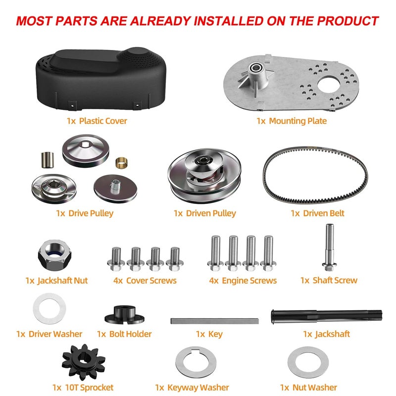 Ameetaa 212CC Torque Converter Kit for Go Kart and Mini Bike - Comet Clutch Set - Image 3