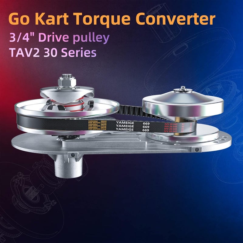 Ameetaa 212CC Torque Converter Kit for Go Kart and Mini Bike - Comet Clutch Set - Image 4