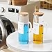 KitHero Laundry Detergent Dispenser Set with Bamboo Lids and Handles Easy Pour 3 Pack 50 oz Liquid Laundry Containers for Laundry Room Organization and Storage - Image 4