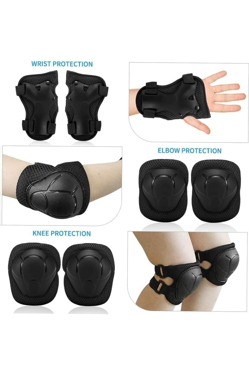 Kids Helmet and Pads Set, 7 in 1 Adjustable Helmet, Knee Pads, Elbow Pads, and Wrist Guards for Boys and Girls Ages 3-8, Protective Gear for Skateboarding, Biking, Scooters, and Hoverboards - Image 3