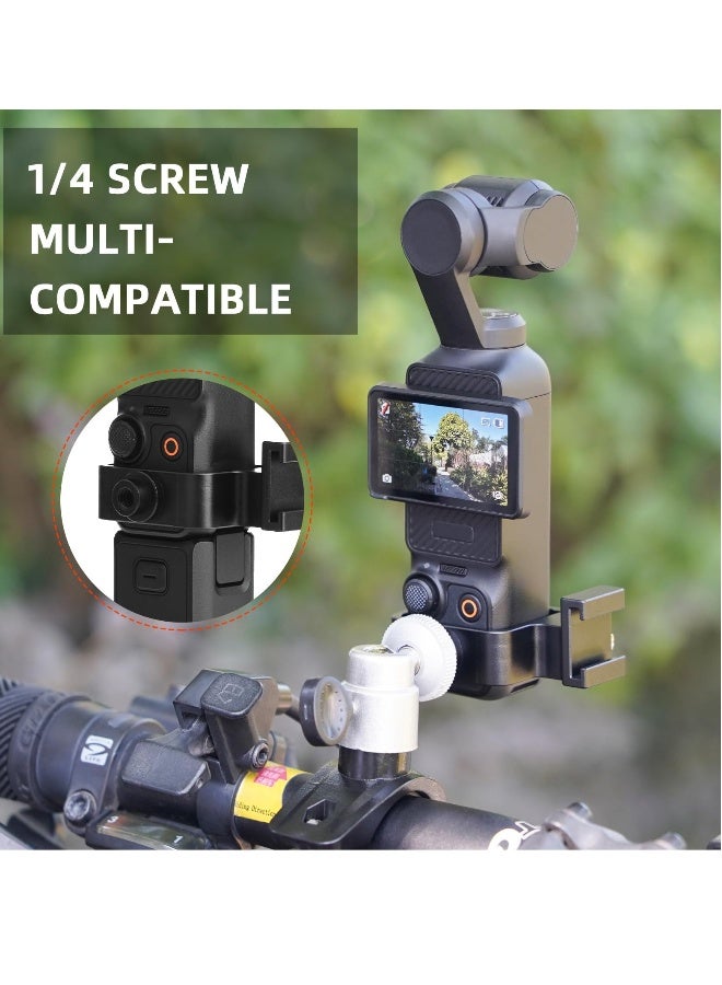 Camera Expansion Adapter Extension Frame Adapter for DJI Osmo Pocket 3 Aluminum Alloy Extension Bracket Camera Adapter Bracket Fixed Bezel Holder Bicycle Stand for DJI Pocket 3 Adapter Mount - Image 3