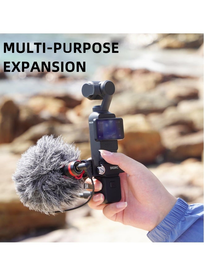 Camera Expansion Adapter Extension Frame Adapter for DJI Osmo Pocket 3 Aluminum Alloy Extension Bracket Camera Adapter Bracket Fixed Bezel Holder Bicycle Stand for DJI Pocket 3 Adapter Mount - Image 2