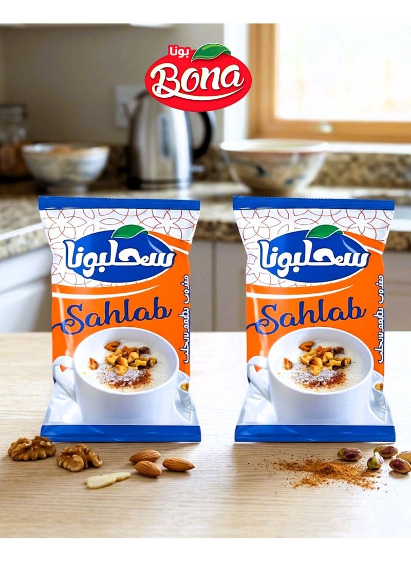 Bona Sahlabona Sahlab Powder - 90g - Pack of 2 Sachets - Image 1