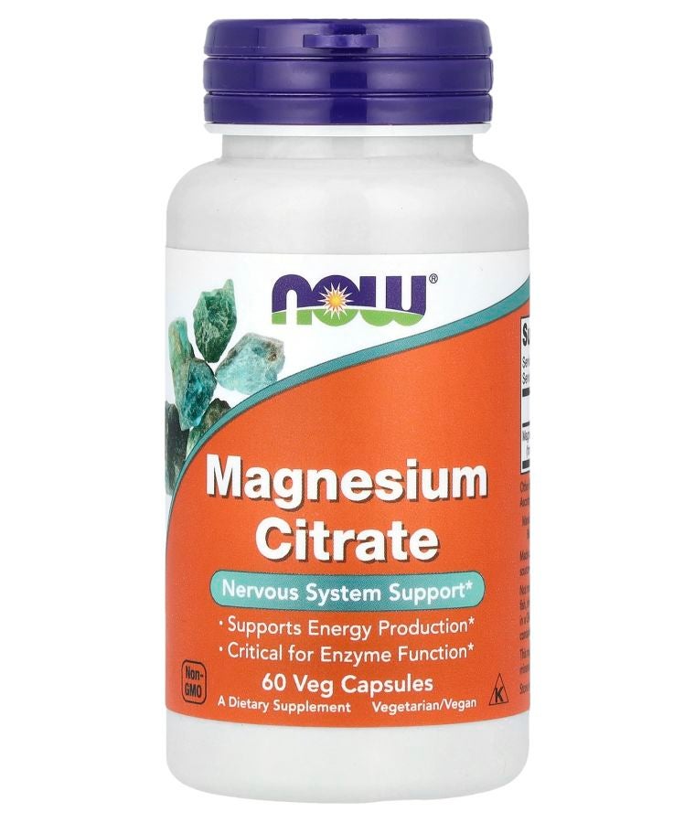 سترات المغنيسيوم 60 كبسولة نباتية (133 ملغ لكل كبسولة)