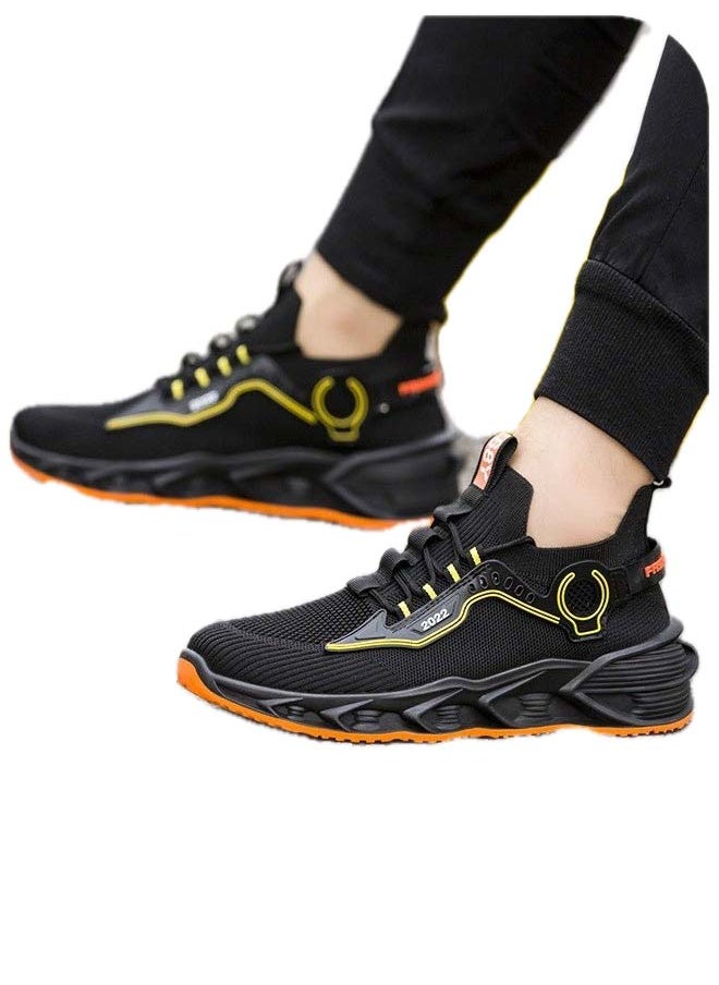 RIOXS - Men's Sport Shoes, Fashion Running Shoes, Casual Athletic Workout Sneakers, Breathable Tennis Basketball Fitness Shoes, Non Slip Sneakers For Men Jogging Walking Hiking, Classic Lace-up Trainers For Men, Comfortable Wear, Mens Athlesiure Trainers - Image 1