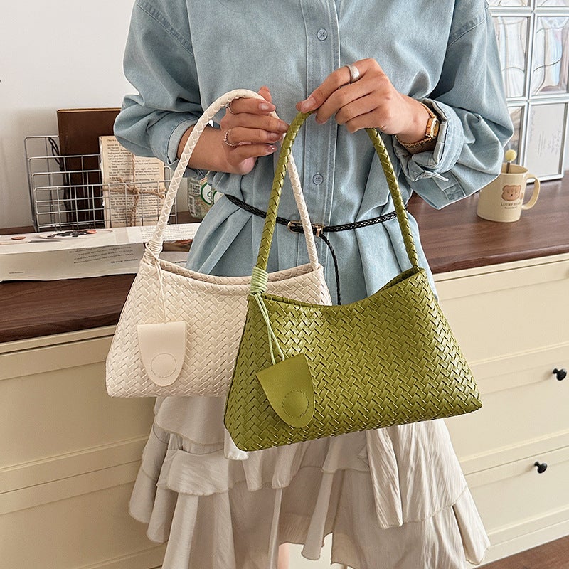 Korean Handwoven Shoulder Bag - Image 2