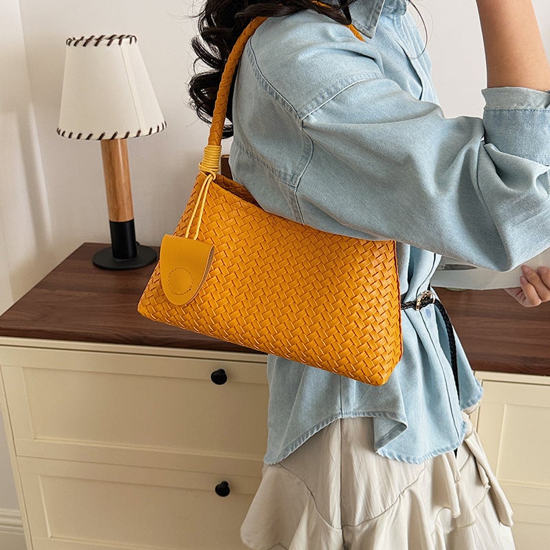 Korean Handwoven Shoulder Bag - Image 1
